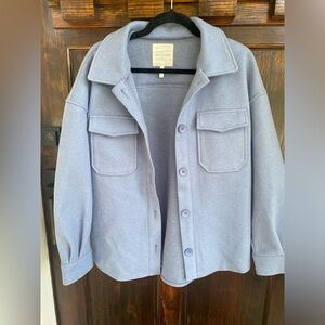Avec Les Filles Powder Blue Shacket Women’s L